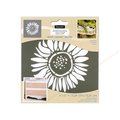 Deco Art Deco Art 233815 6 x 6 in. Sunflower Stencil 233815